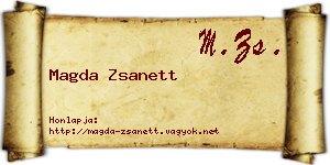 Magda Zsanett névjegykártya